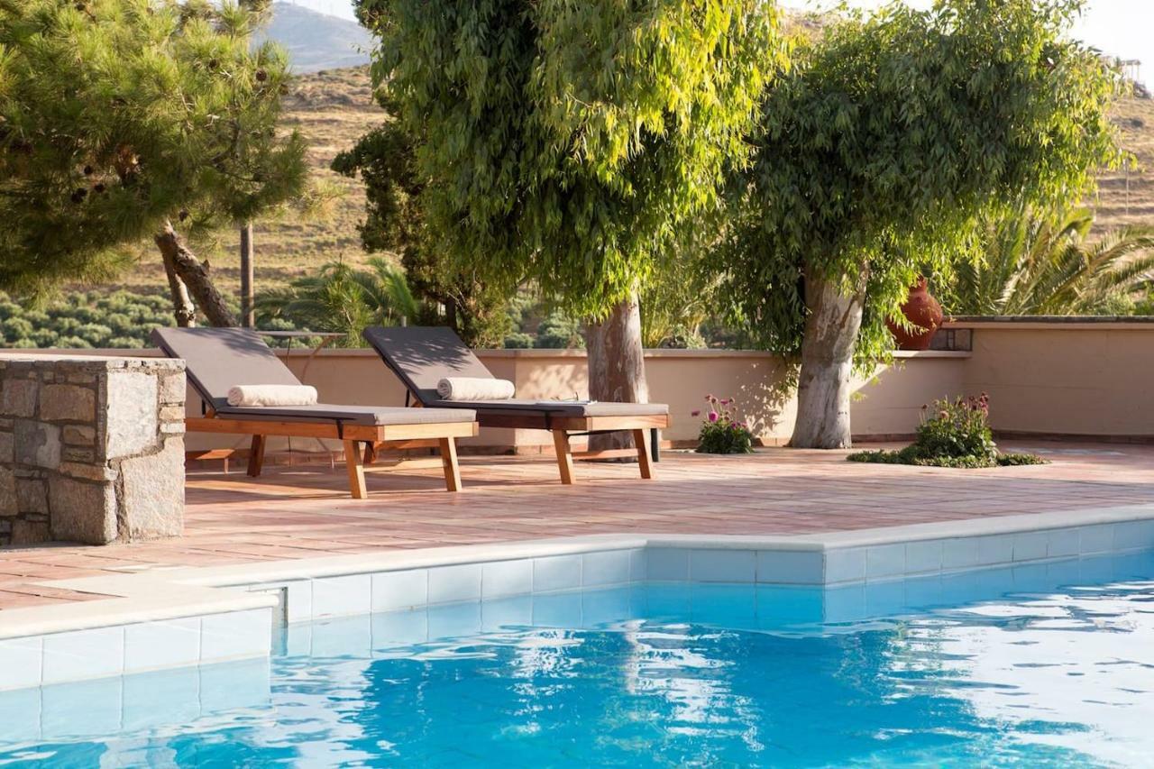 White Sand Villa. Spacious Villa With Prive Pool. アギア・ペラギア エクステリア 写真